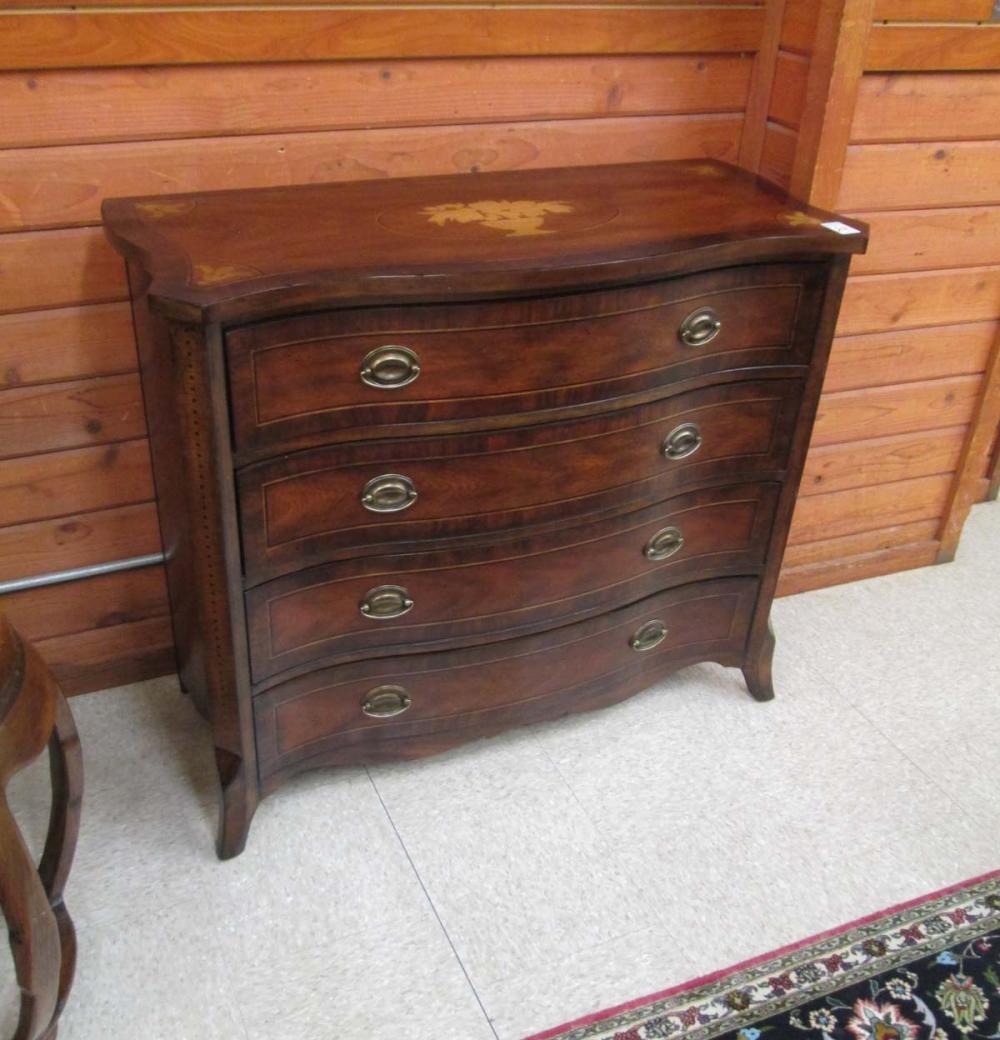 SMALL FEDERAL STYLE MAHOGANY FOUR DRAWER 3159ab