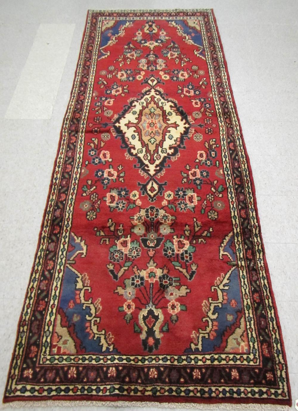 HAND KNOTTED PERSIAN AREA RUG,