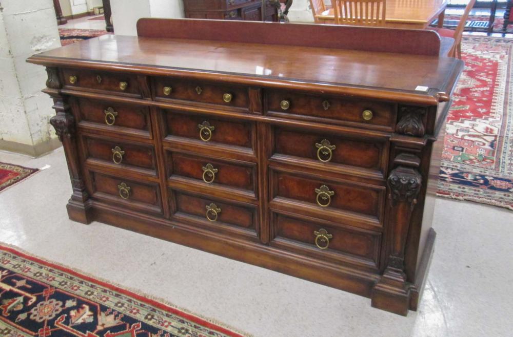 RENAISSANCE STYLE NINE DRAWER BUFFET  315a08