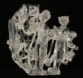 Chinese rock crystal carving two 4ef6d