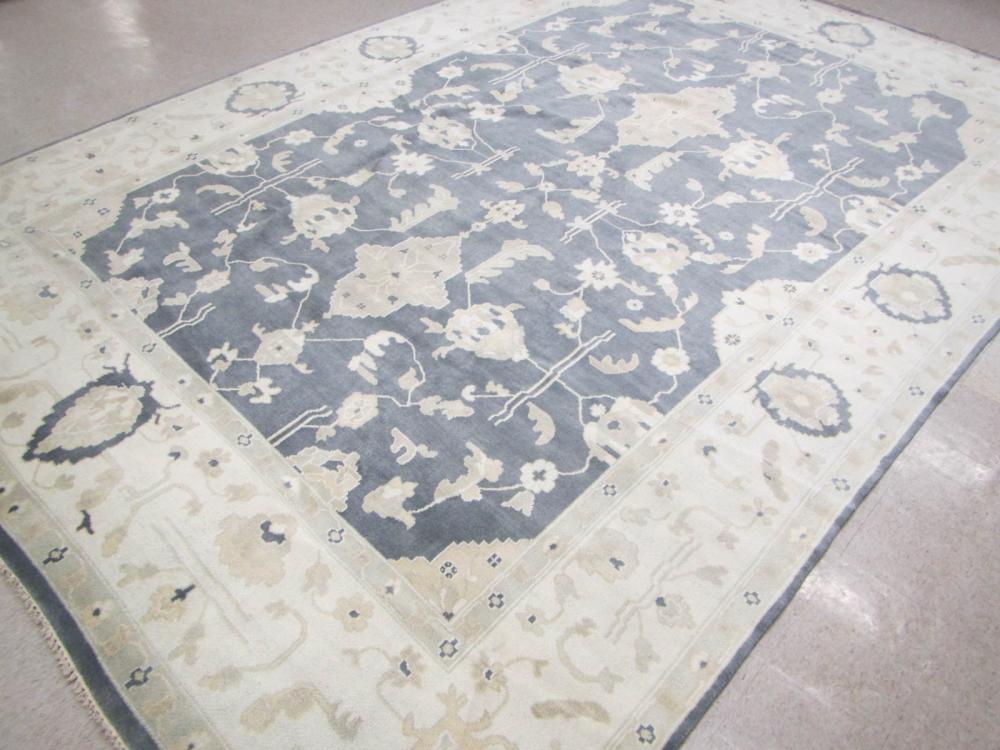 HAND KNOTTED ORIENTAL CARPET INDO OUSHAK  315a47