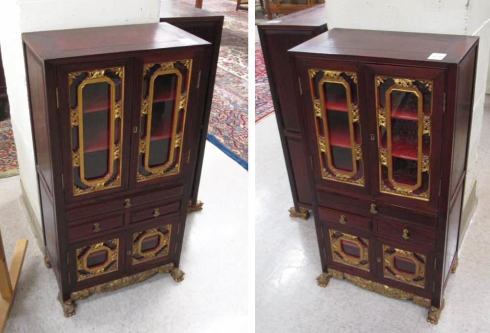 PAIR OF PARCEL GILT ROSEWOOD SIDE 315a9e