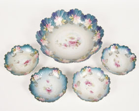 R S Prussia porcelain berry bowl 4ef7b