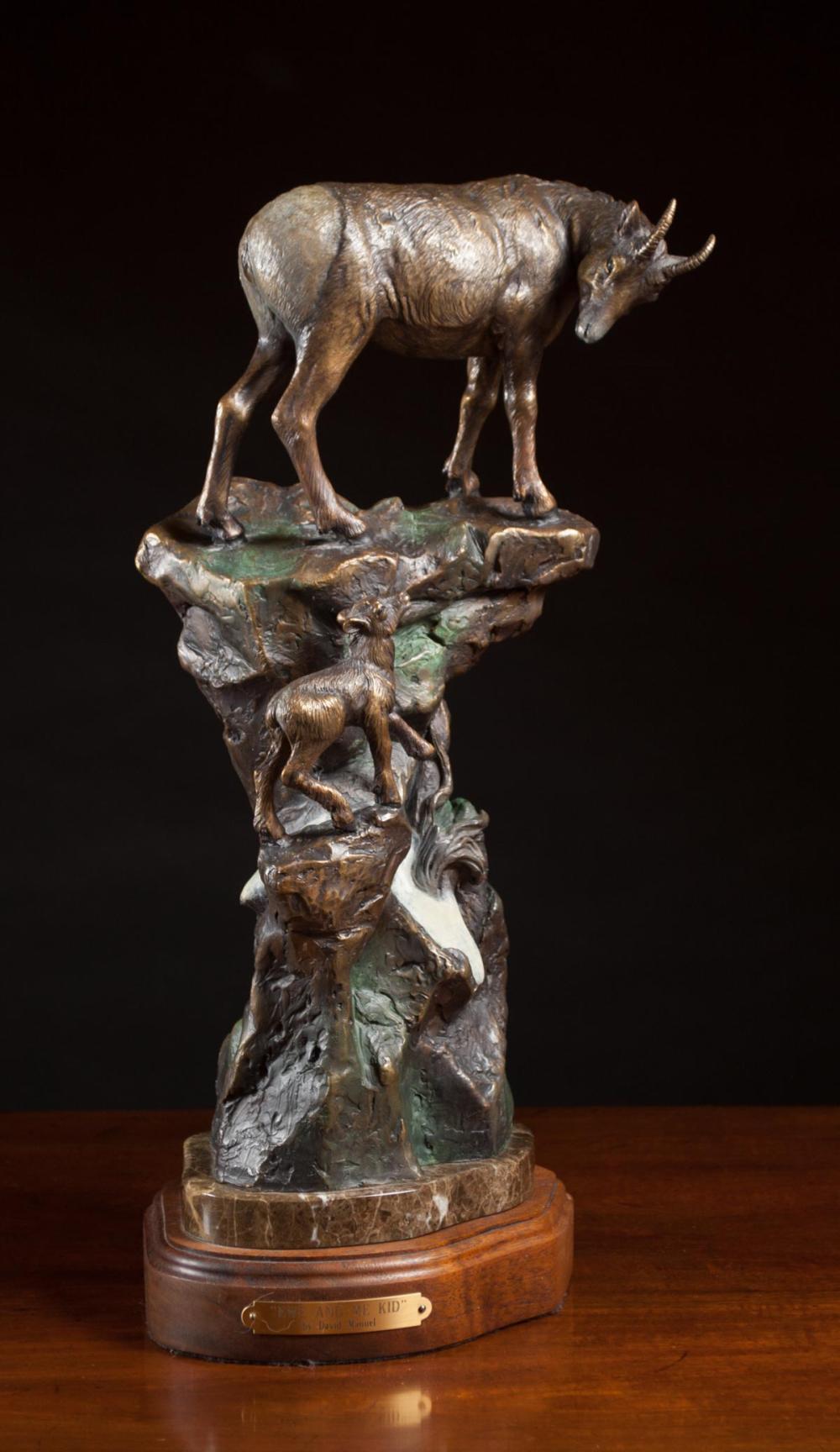 DAVID MANUEL (OREGON, BORN 1940) BRONZE