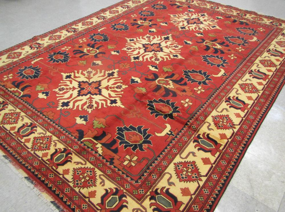 HAND KNOTTED ORIENTAL CARPET PAKISTANI CAUCASIAN HAND 315b23