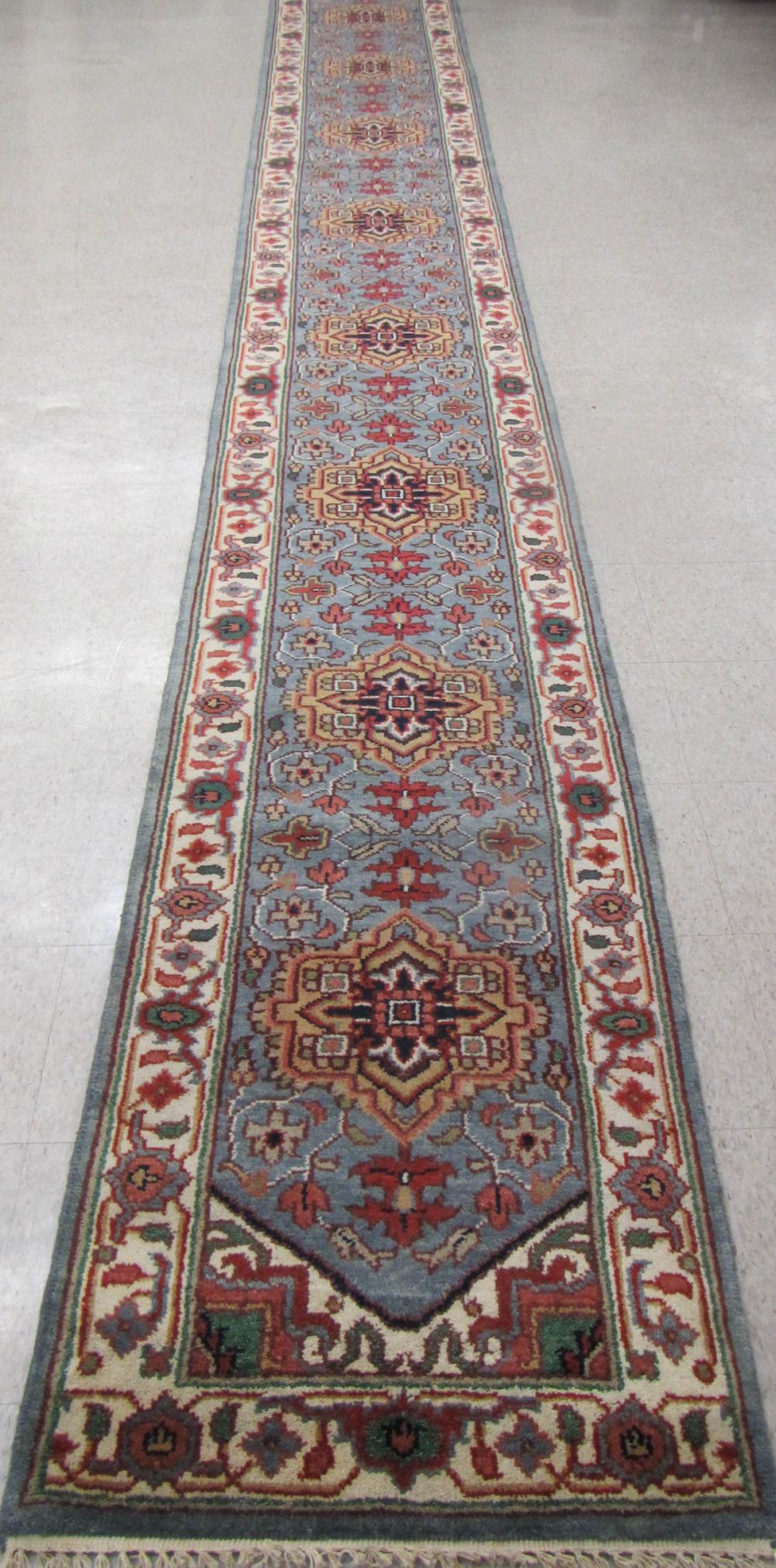 HAND KNOTTED ORIENTAL LONG RUG  315b48