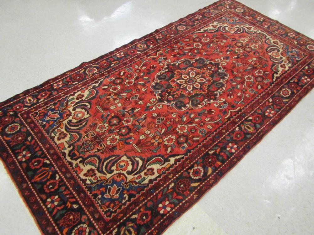 SEMI-ANTIQUE PERSIAN HAMADAN CARPET,