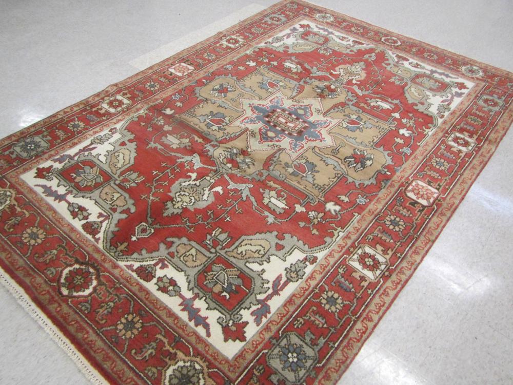 HAND KNOTTED ORIENTAL CARPET INDO PERSIAN  315b83