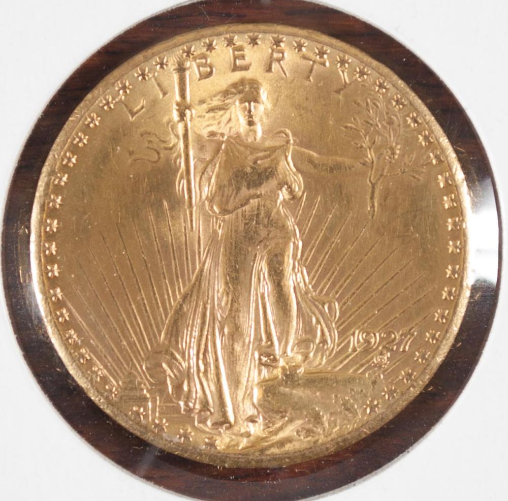 U.S. TWENTY DOLLAR GOLD COIN, ST.