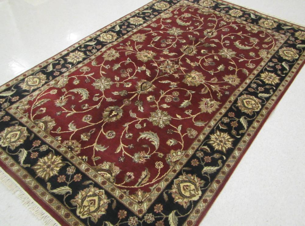 HAND KNOTTED ORIENTAL CARPET INDO PERSIAN  315c5c