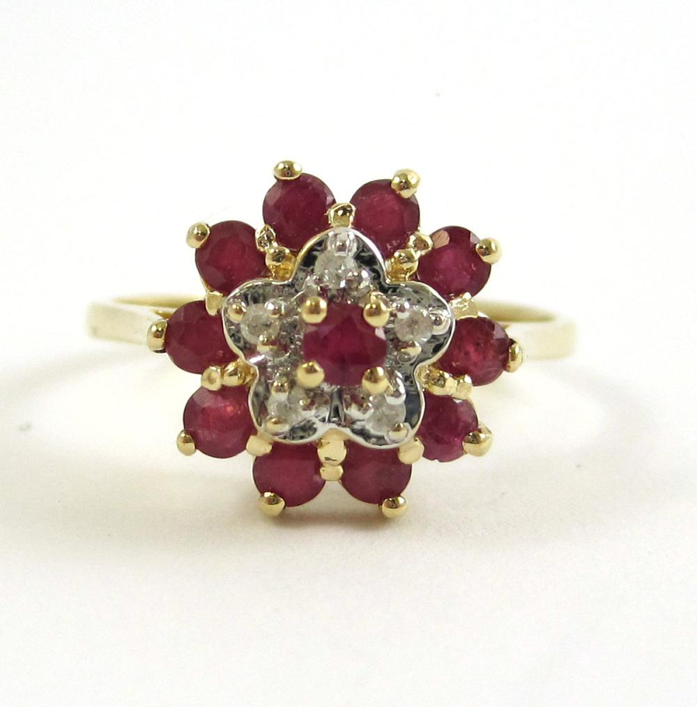 RUBY DIAMOND AND TEN KARAT GOLD 315c6c