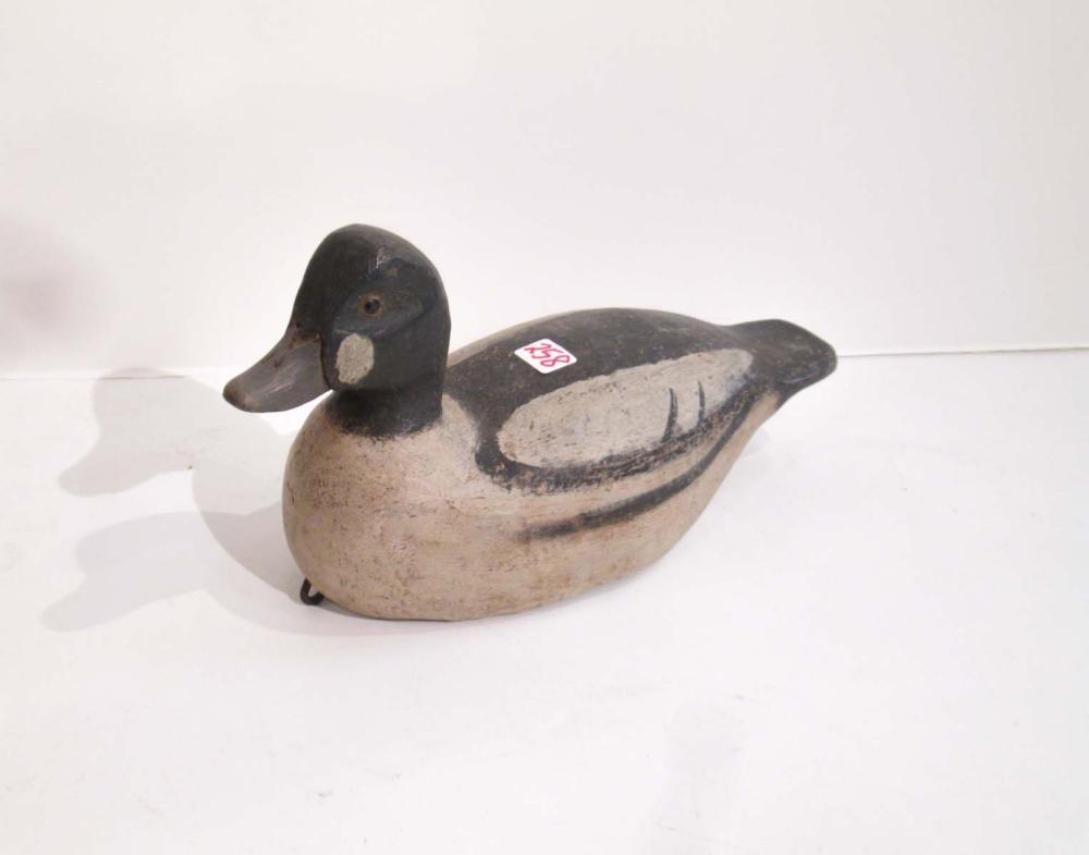 R W SCHAAP DUCK DECOY HAND CARVED 315c7b