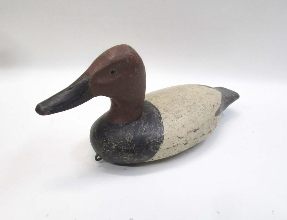 VINTAGE WOOD DUCK DECOY BY R W  315cb4