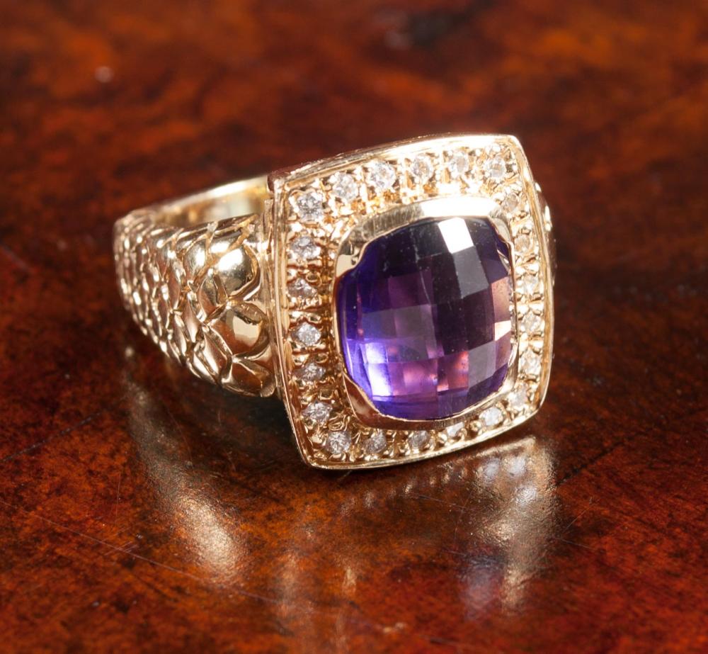 DIAMOND AMETHYST AND FOURTEEN 315ce2