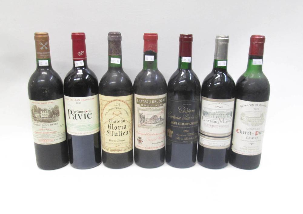 SIXTEEN BOTTLES OF VINTAGE FRENCH