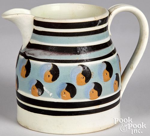 MOCHA PITCHER, WITH CAT'S-EYE DECORATIONMocha