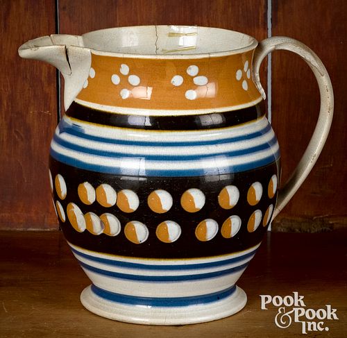 MOCHA PITCHER, WITH CAT'S-EYE DECORATIONMocha