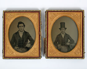 Lot of two Pre Civil War Daguerreotypes;