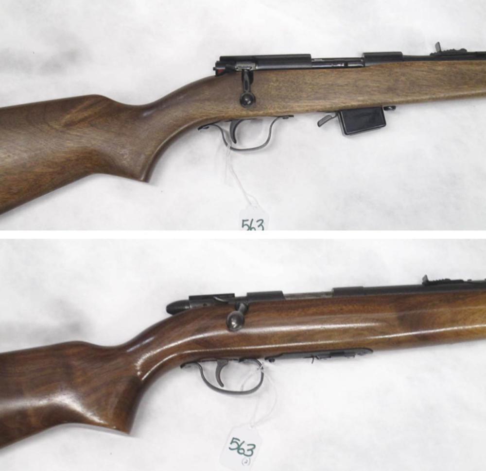 TWO BOLT ACTION 22 CALIBER RIFLES: