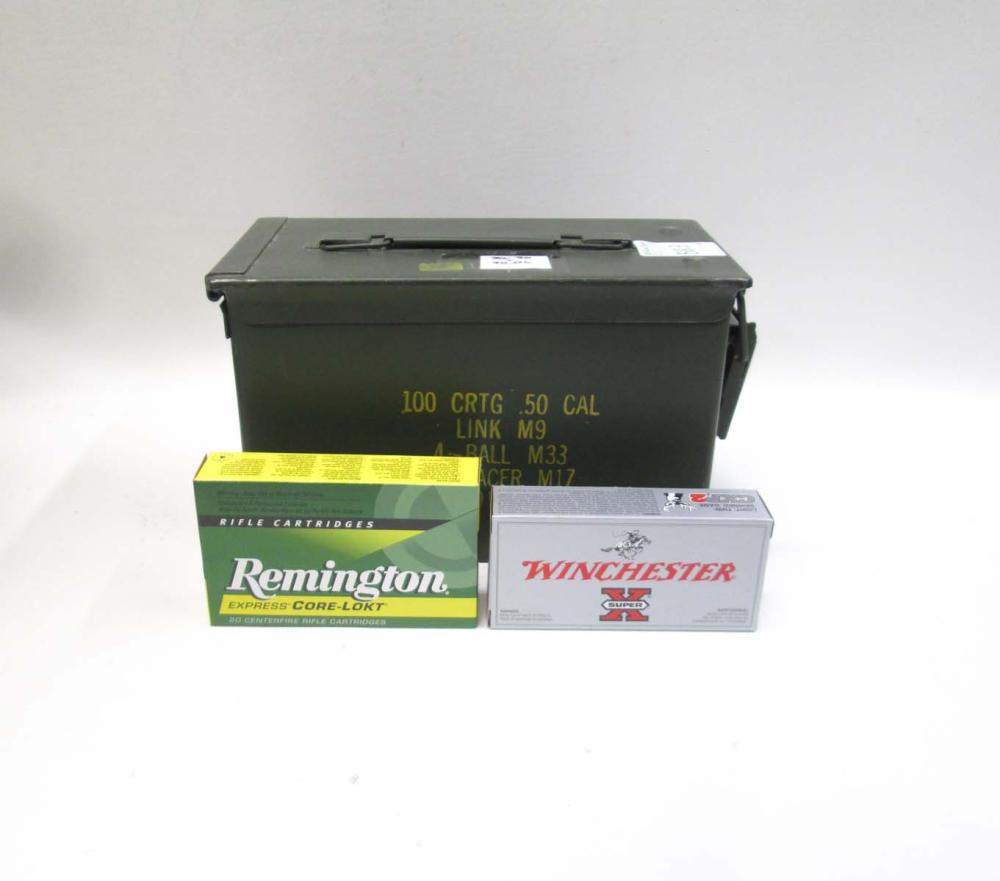 RIFLE AMMUNITION, 30-06: (6) TWENTY