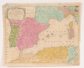 Seven 18th century maps by geographer