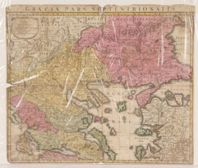 Early  18th century map of Greece.