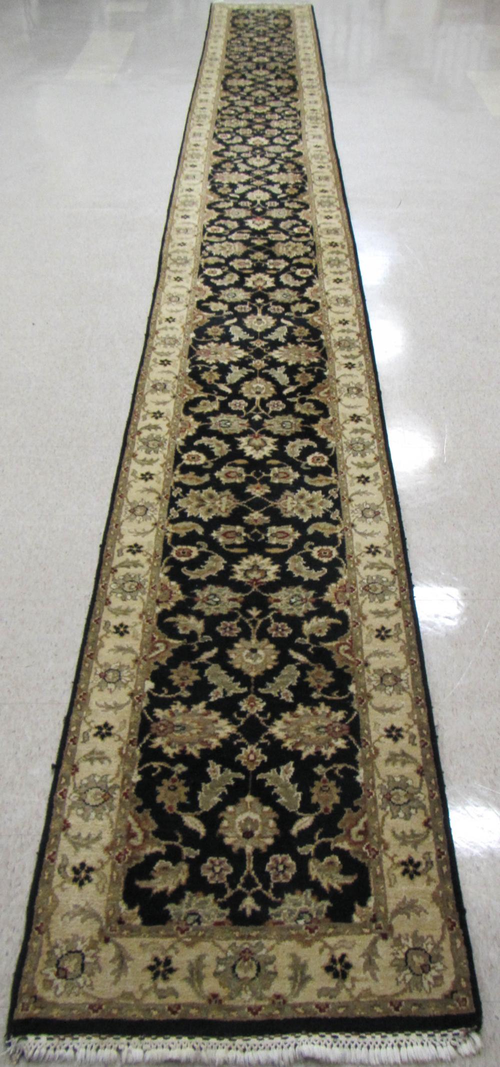 HAND KNOTTED ORIENTAL LONG RUG  315f06