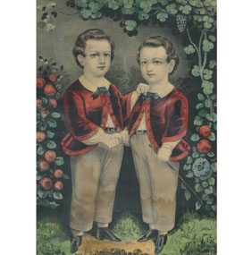 Two Currier Ives prints Little 4eff2