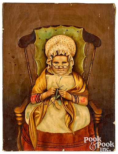 AMUSING OIL ON CANVAS OF A CHILDAmusing 315fa3