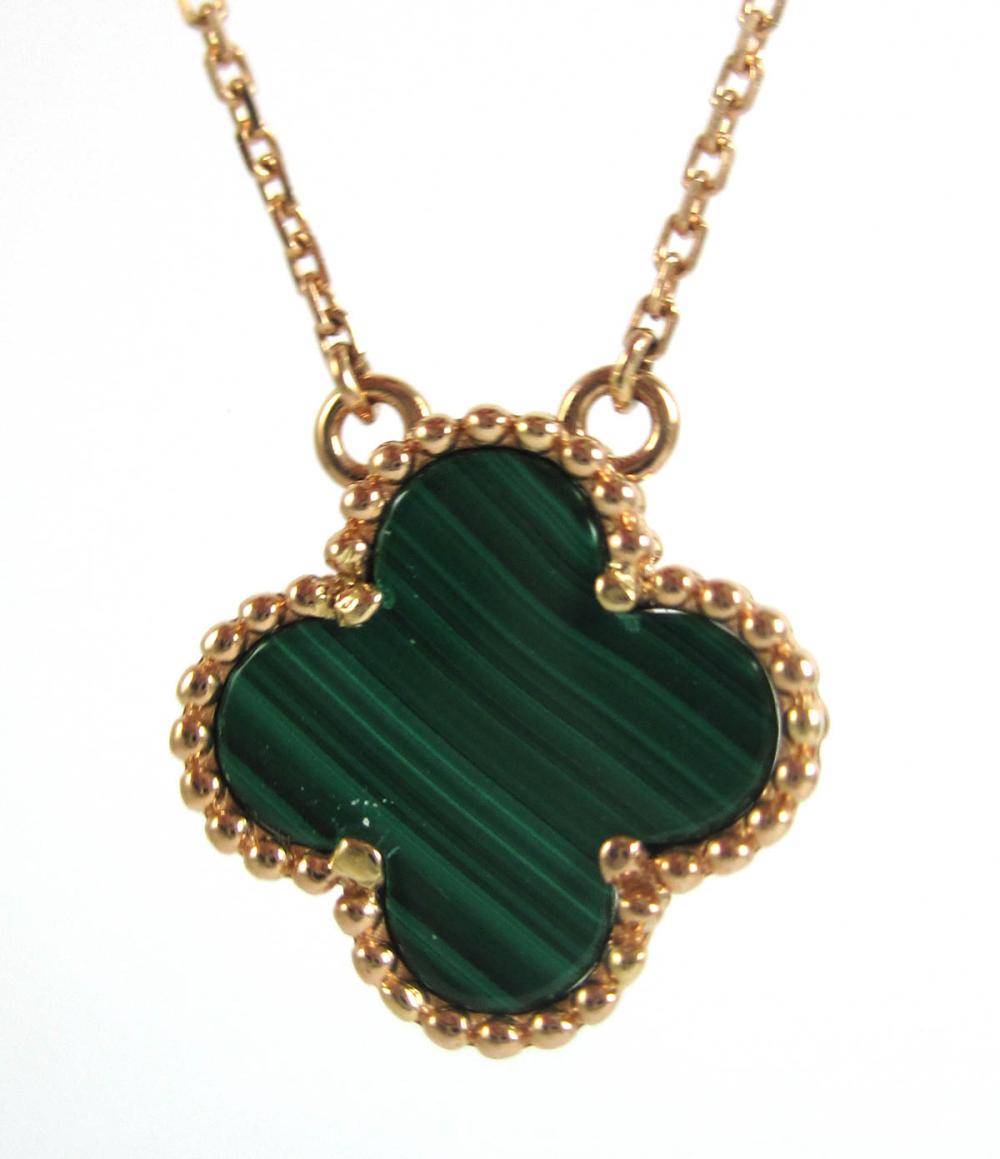 MALACHITE AND FOURTEEN KARAT GOLD 315feb