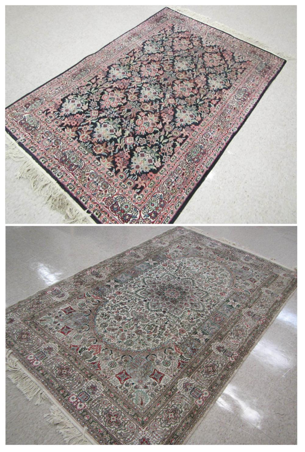 TWO HAND KNOTTED ORIENTAL AREA