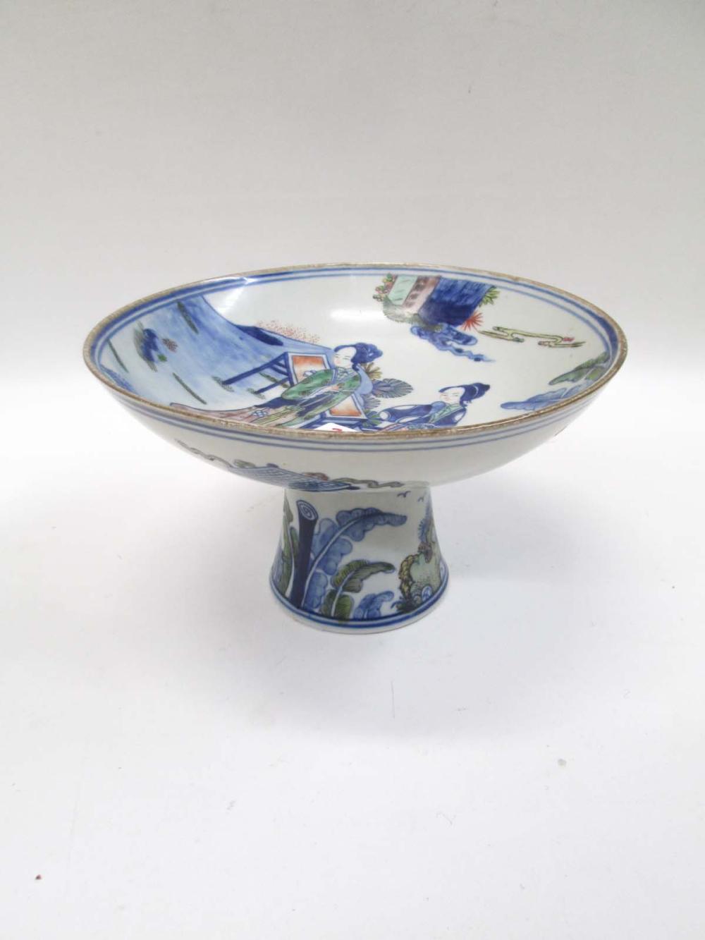 CHINESE PORCELAIN TAZZA SHALLOW 31606a