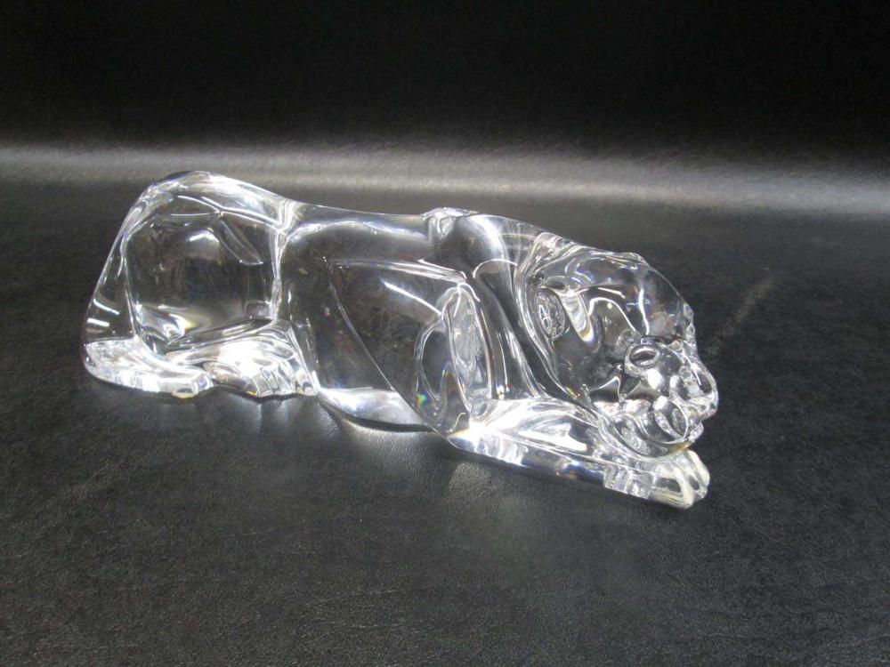 BACCARAT CRYSTAL PANTHER SCULPTURE  316071