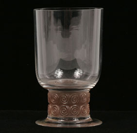 R. Lalique cocktail stem glass;
