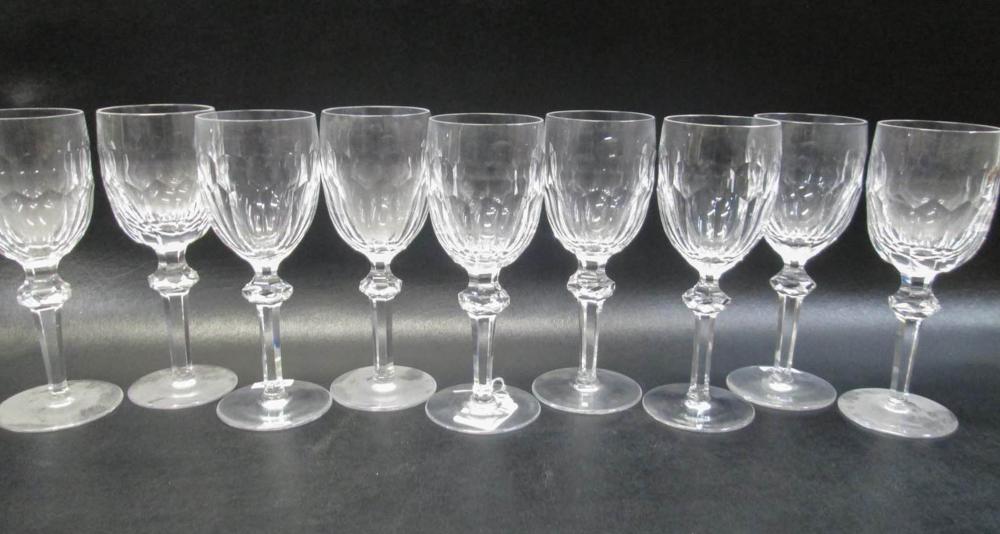 SET OF WATERFORD CUT CRYSTAL CLARET 3160df