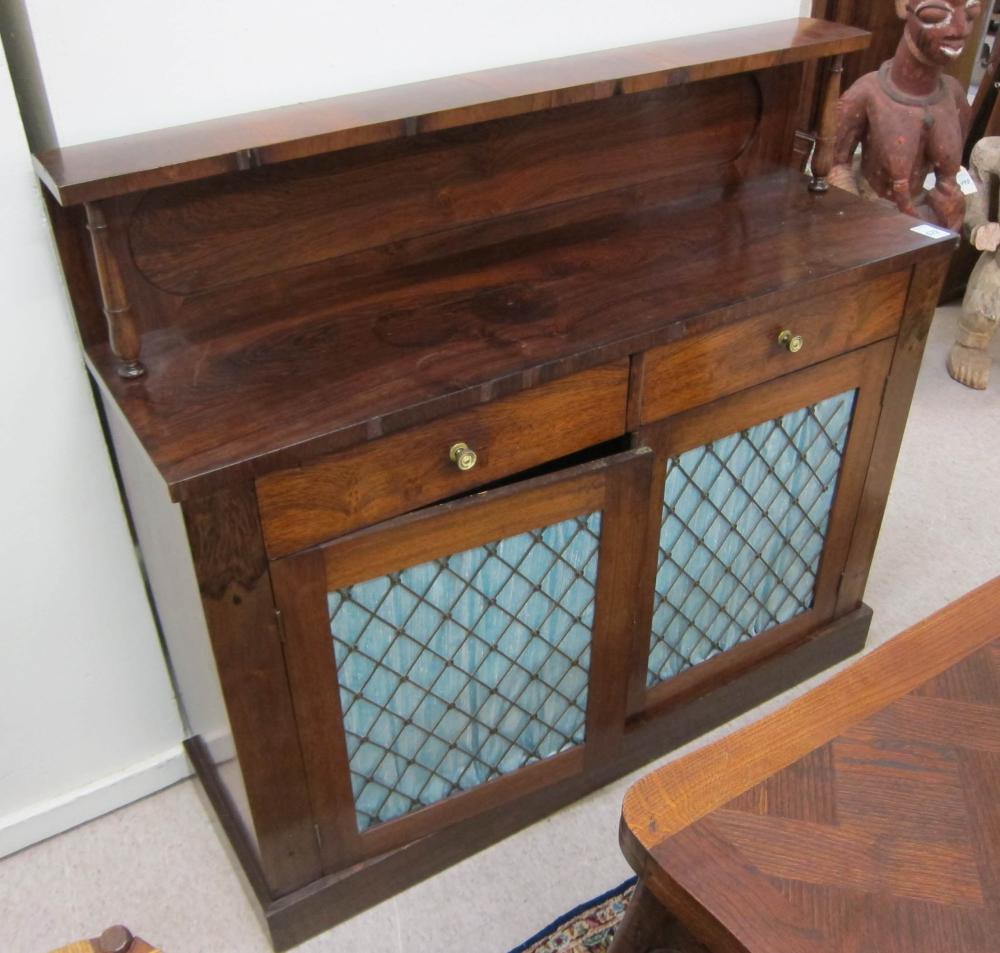 REGENCY ROSEWOOD SIDE CABINET  316152