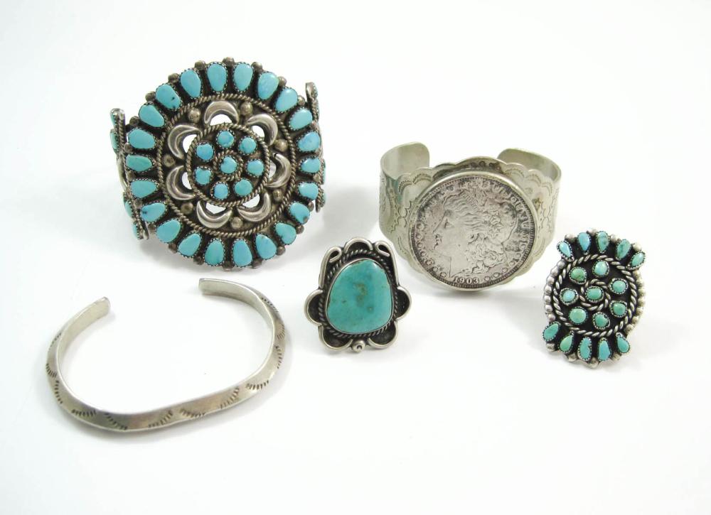 COLLECTION OF FIVE SOUTHWEST NATIVE 3161b9