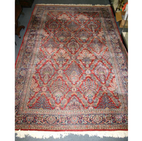 Semi Antique room size area rug;