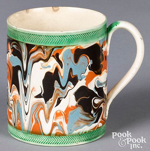 MOCHA MUG, WITH MARBLEIZED GLAZEMocha