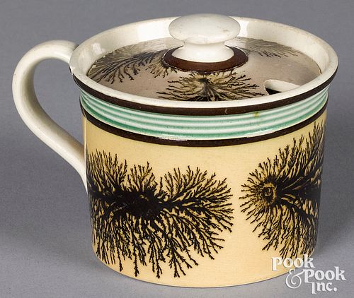 MOCHA PEPPER POT, WITH SEAWEED DECORATIONMocha