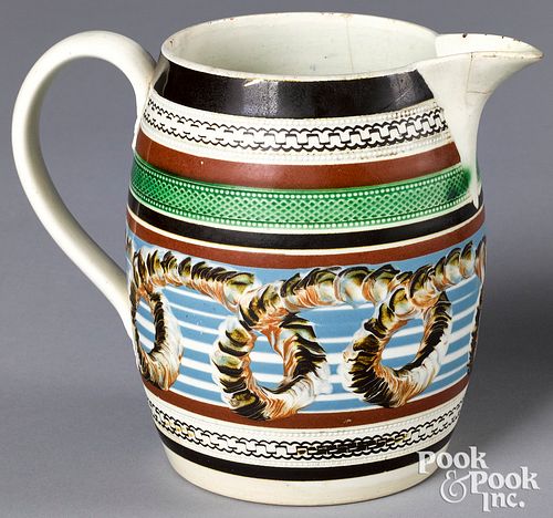 MOCHA PITCHER WITH EARTHWORM DECORATIONMocha 316237