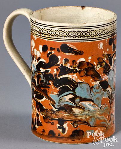 MOCHA MUG, WITH MARBLEIZED AND