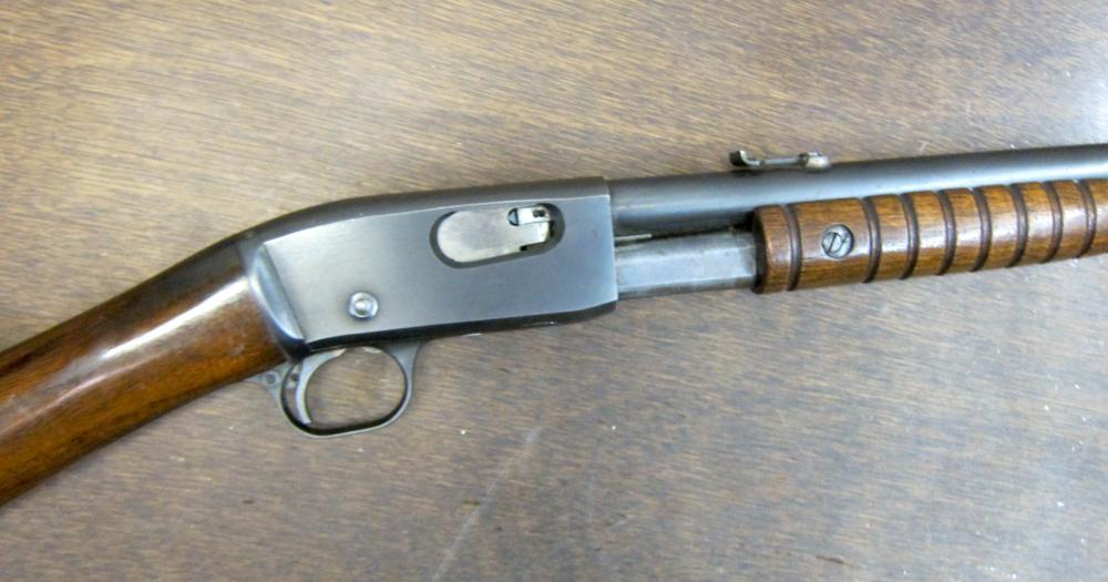 REMINGTON MODEL 12 SLIDE ACTION RIFLE,