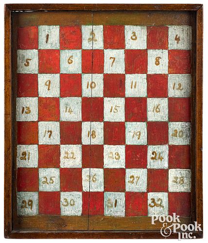 CANADIAN PAINTED PINE GAMEBOARD,