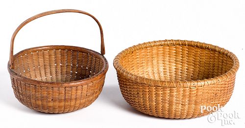 TWO NANTUCKET BASKETSTwo Nantucket