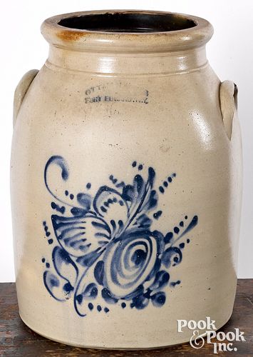 NEW YORK SIX-GALLON STONEWARE CROCK,