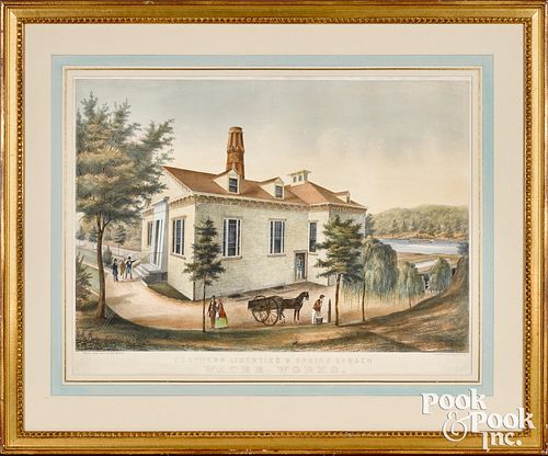 COLOR LITHOGRAPHColor lithograph of