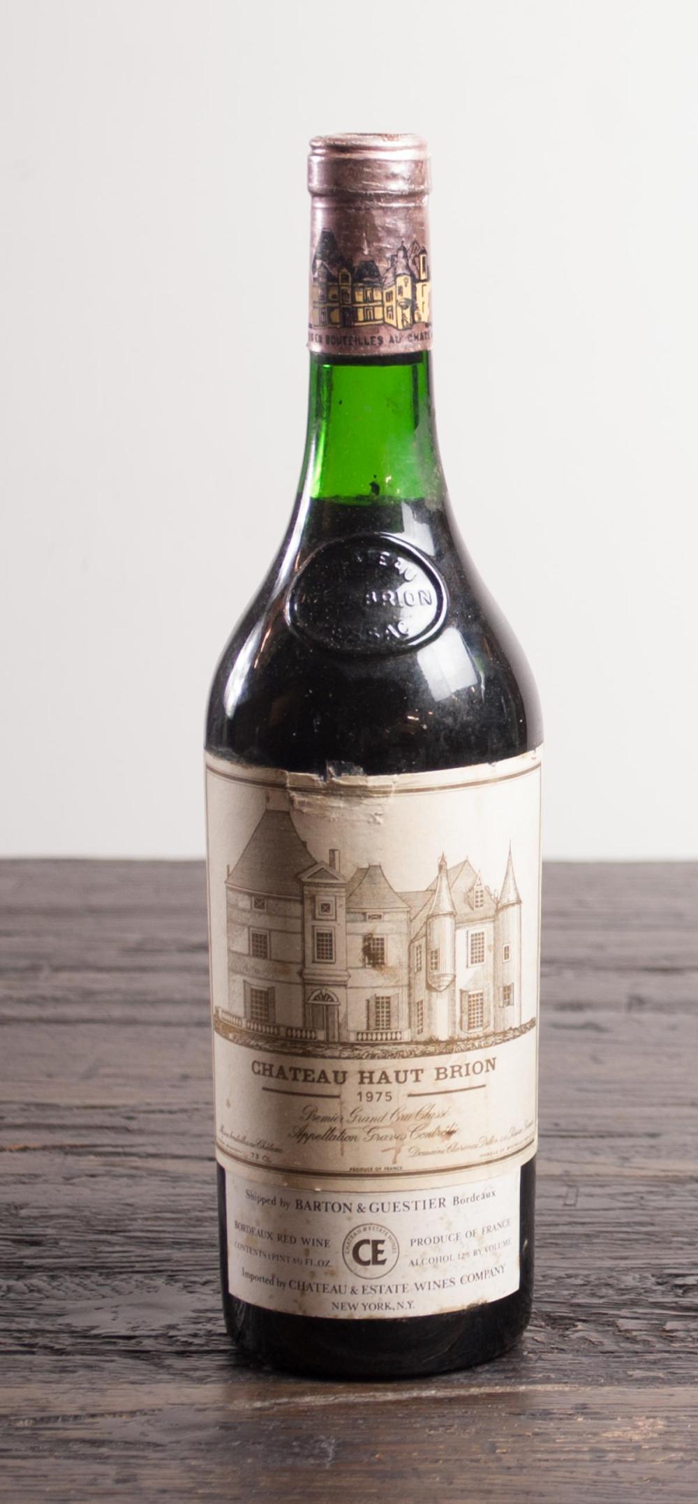 SINGLE BOTTLE OF VINTAGE FRENCH RED