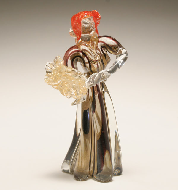 Murano Seguso art glass female