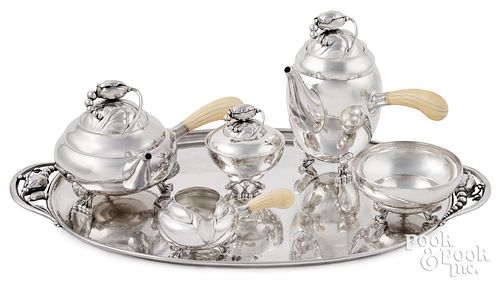 GEORG JENSEN STERLING SILVER TEA 316519